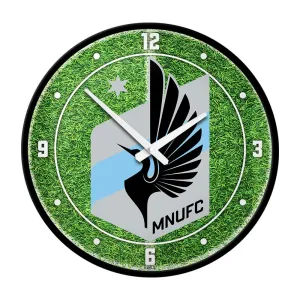 Minnesota United FC: Pitch - Modern Disc Wall Clock