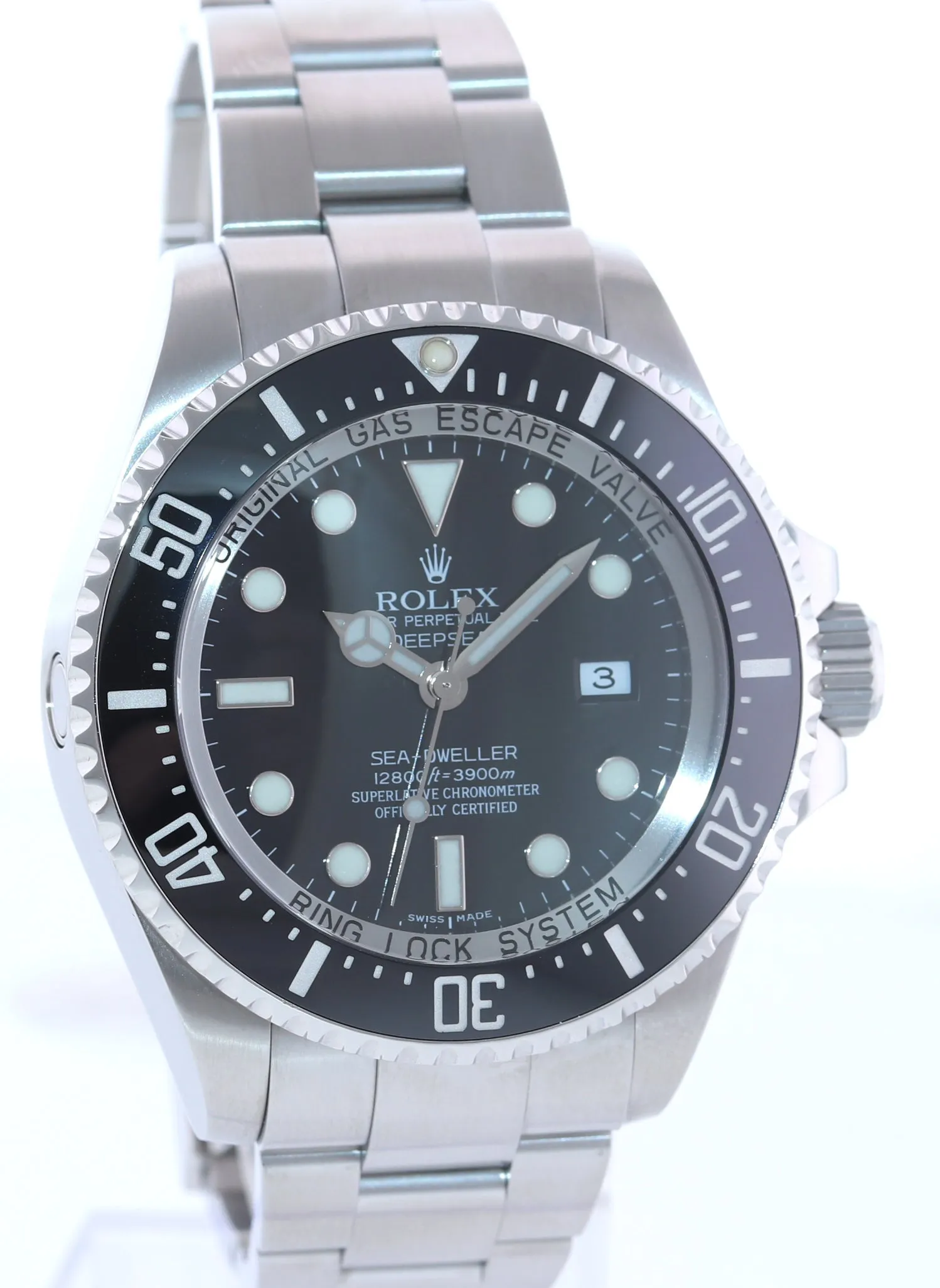 MINT Rolex Sea-Dweller Deepsea Black 116660 44mm Stainless Steel Watch Box