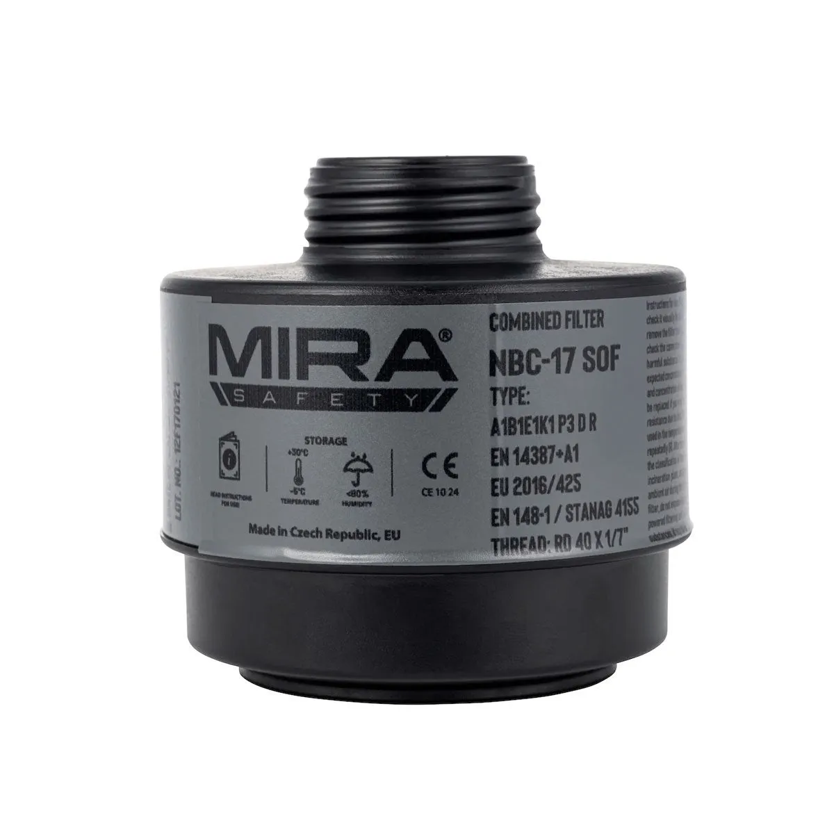 Mira Safety TAPR Tactical Air-Purifying Respirator Mask Universal Fit