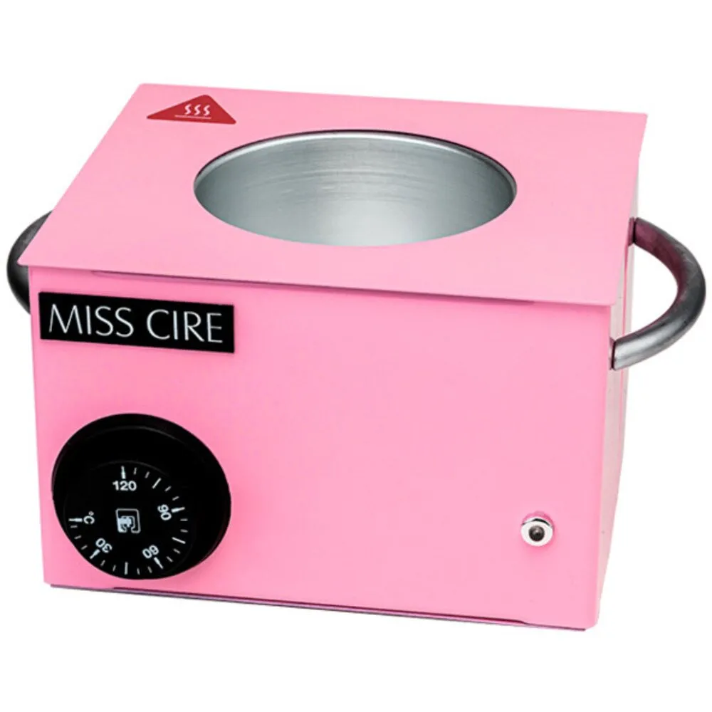 Miss Cire Small Hard-Soft Wax Hybrid Pink Wax Warmer / 14 oz.