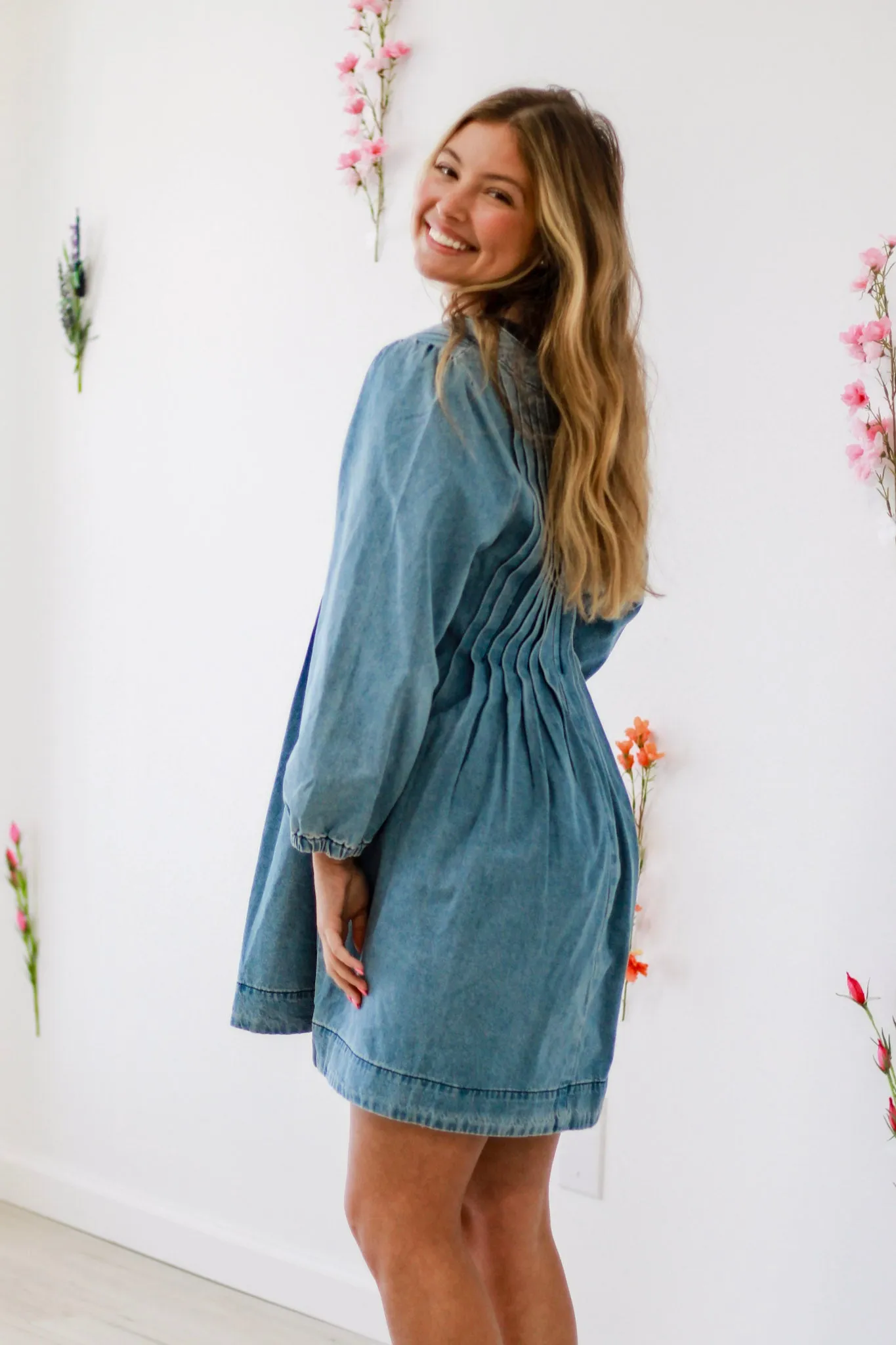 Miss Spring Denim Dress