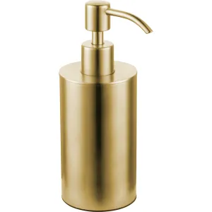Modern Bathroom Soap Dispenser- Brushed Brass
