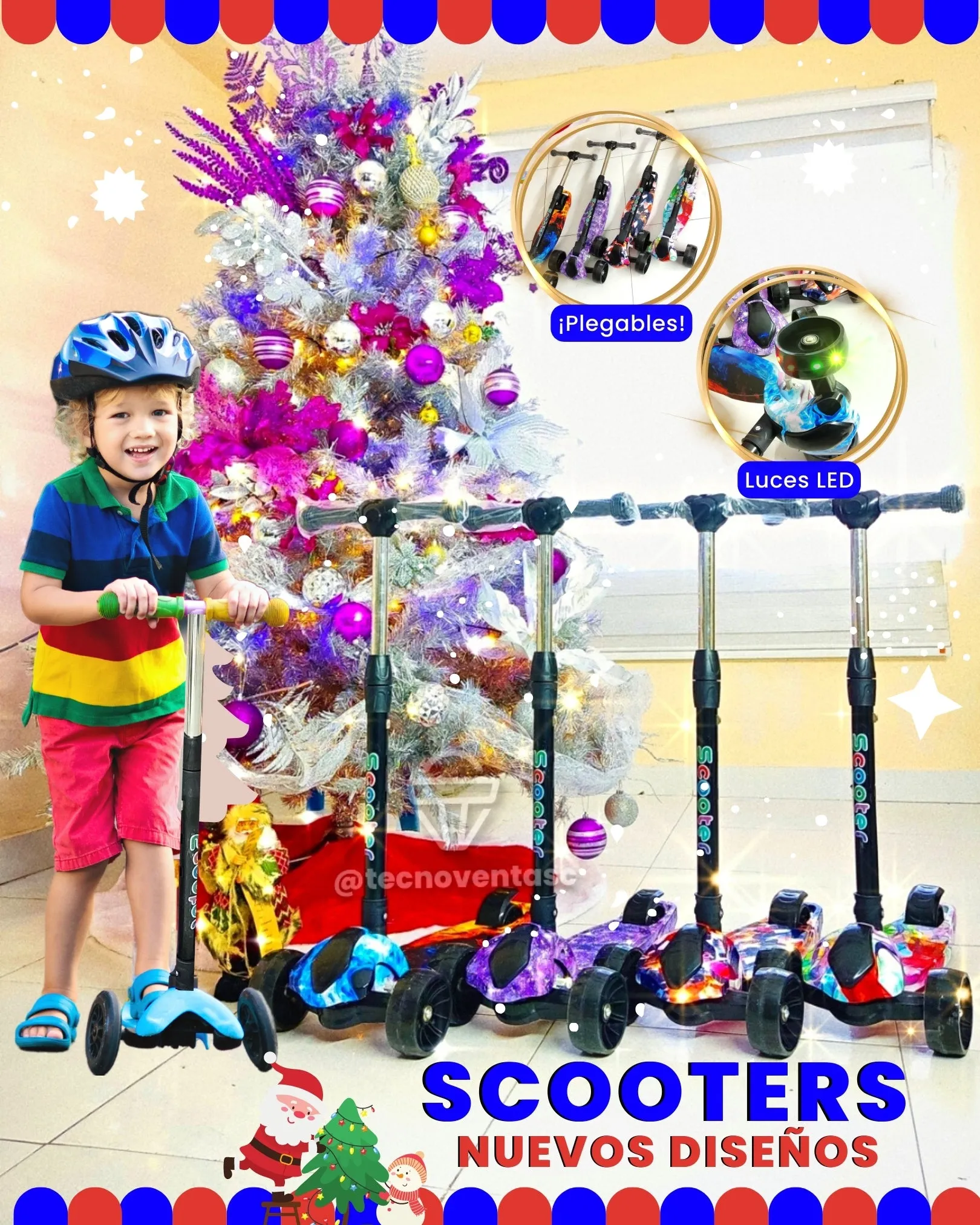 MONOPATÍN SCOOTER URBAN PATINETA CON LUCES $149.900 ENVÍO GRATIS PAGAS AL RECIBIR