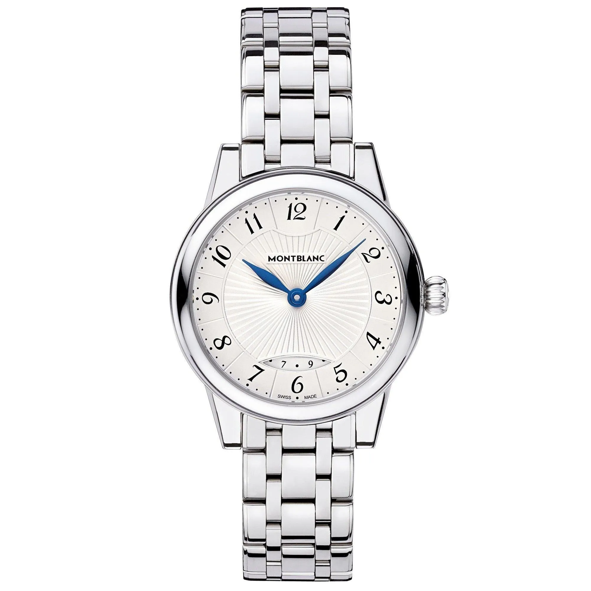 Montblanc Bohème Date Lady 27mm silver Quartz Steel 111207