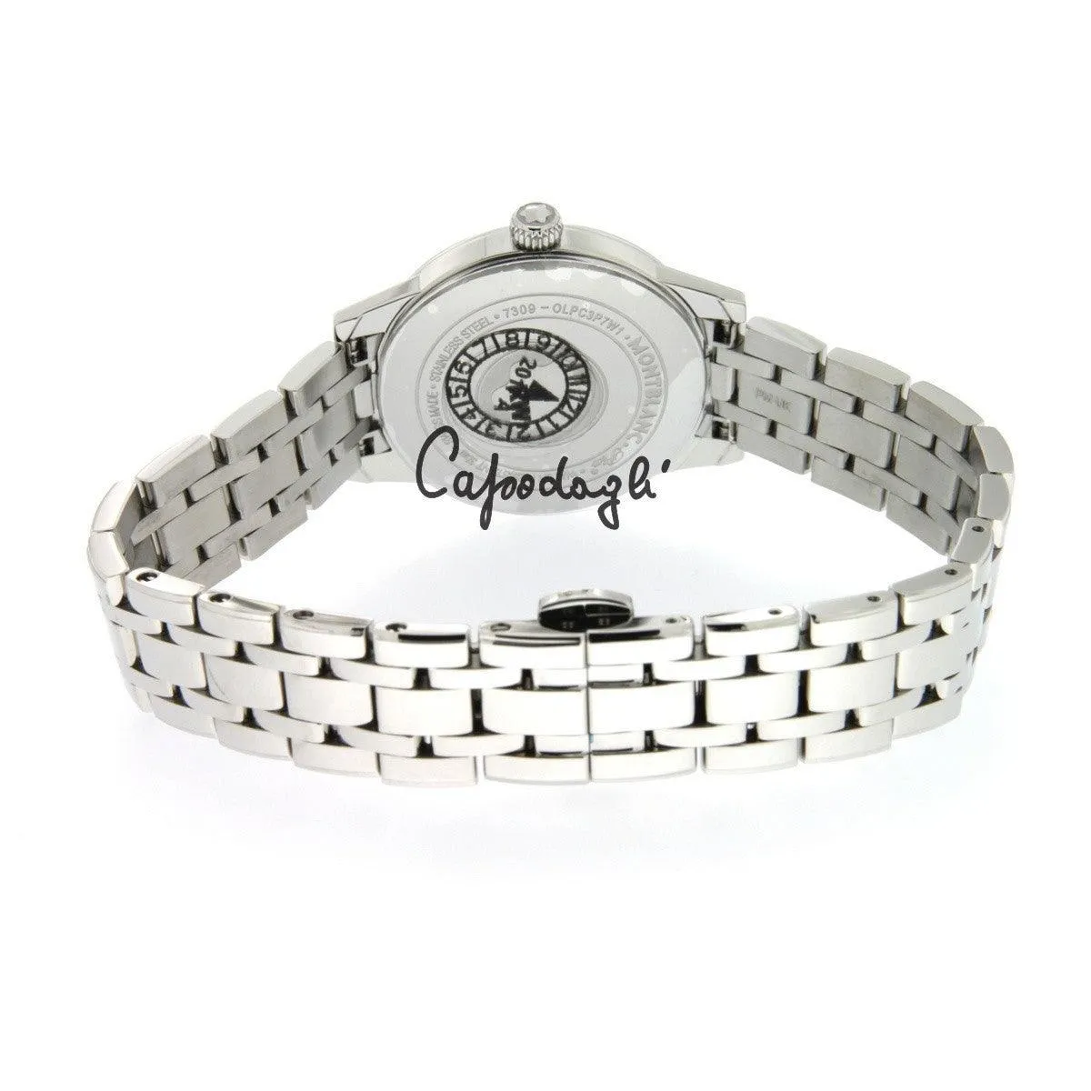 Montblanc Bohème Date Lady 27mm silver Quartz Steel 111207