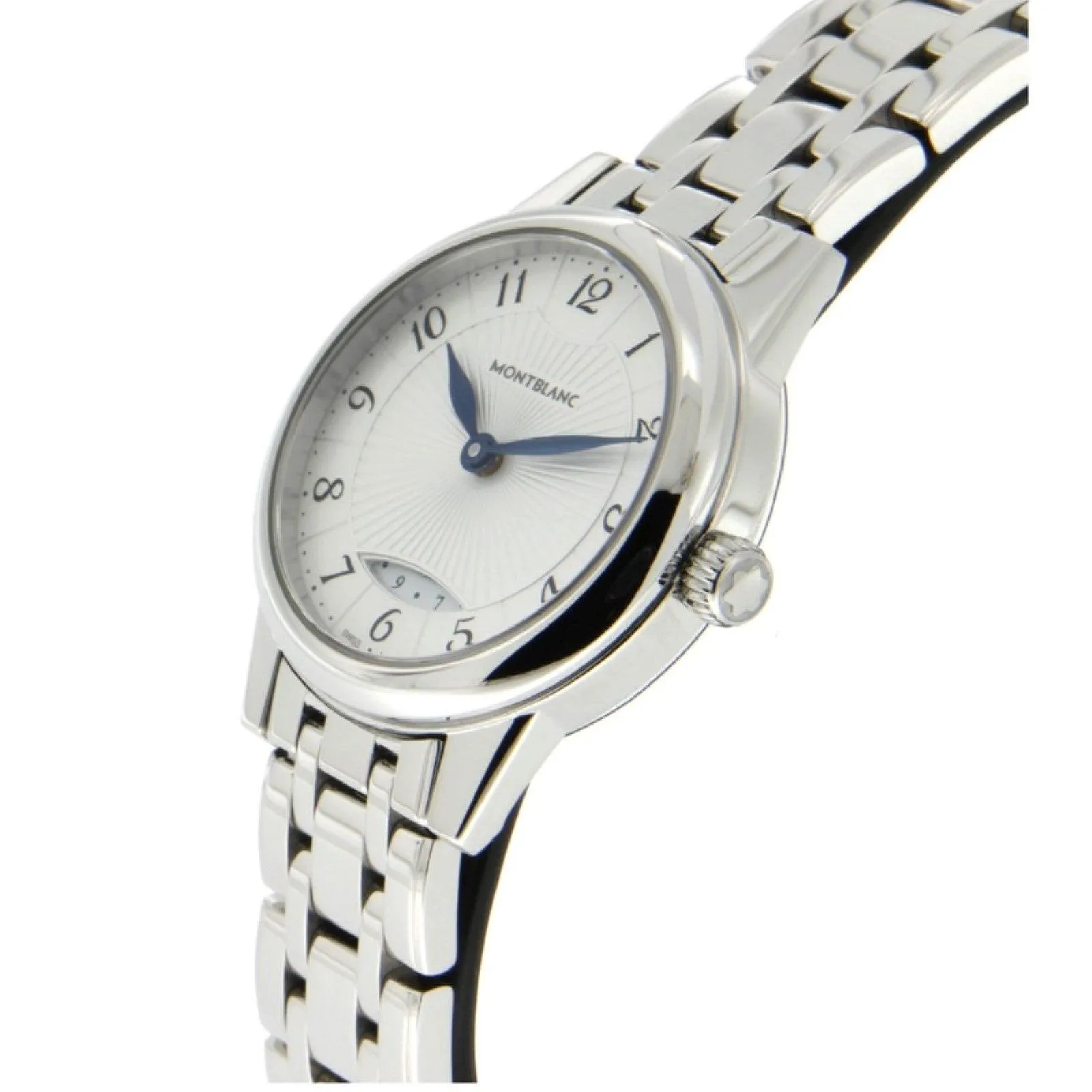 Montblanc Bohème Date Lady 27mm silver Quartz Steel 111207