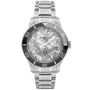 MONTBLANC WATCH 1858 ICED SEA Automatic Date 41mm Gray Automatic Steel 130793