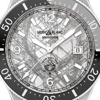 MONTBLANC WATCH 1858 ICED SEA Automatic Date 41mm Gray Automatic Steel 130793