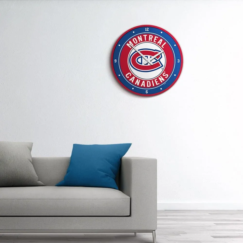 Montreal Canadiens: Modern Disc Wall Clock