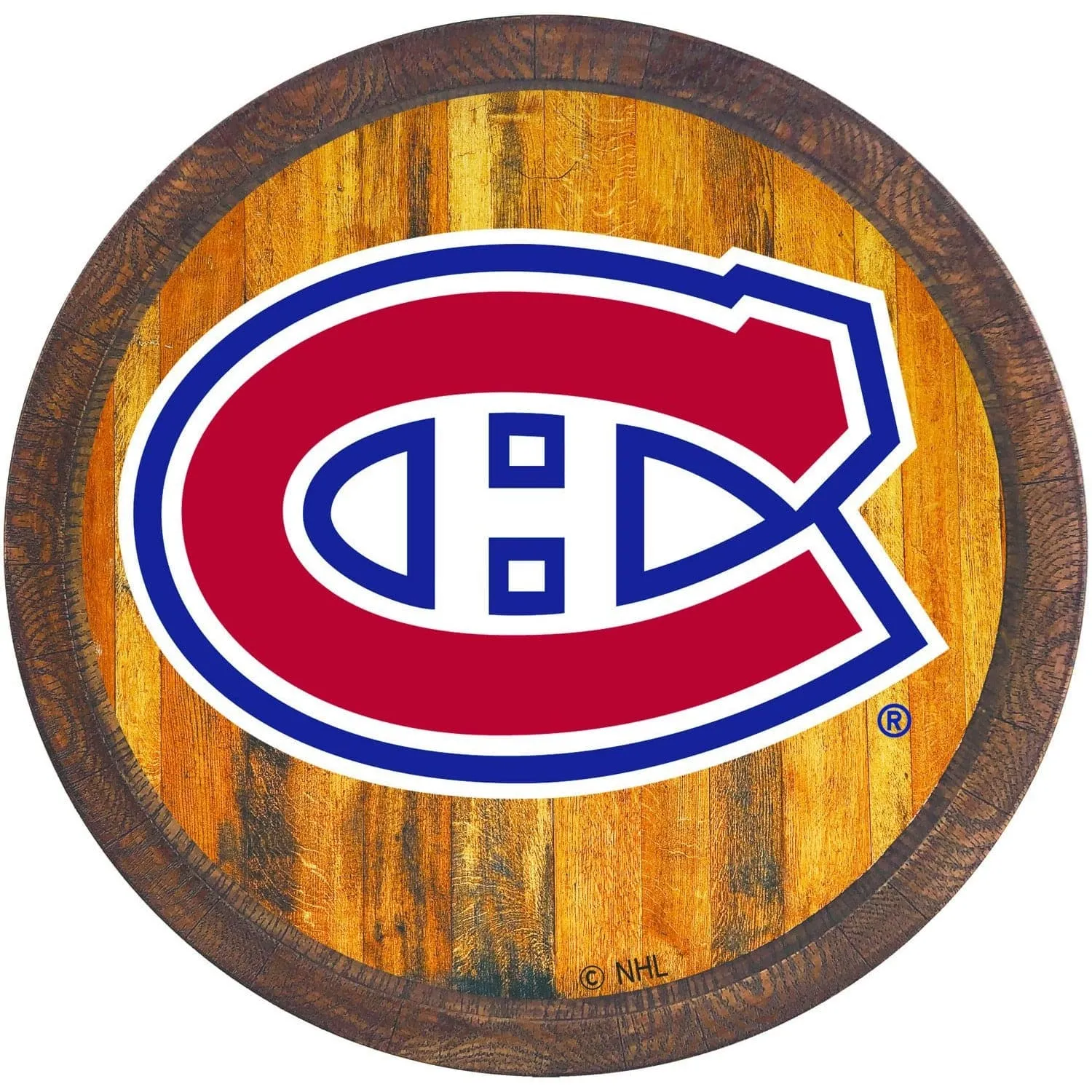 Montreal Canadiens: "Faux" Barrel Top Sign