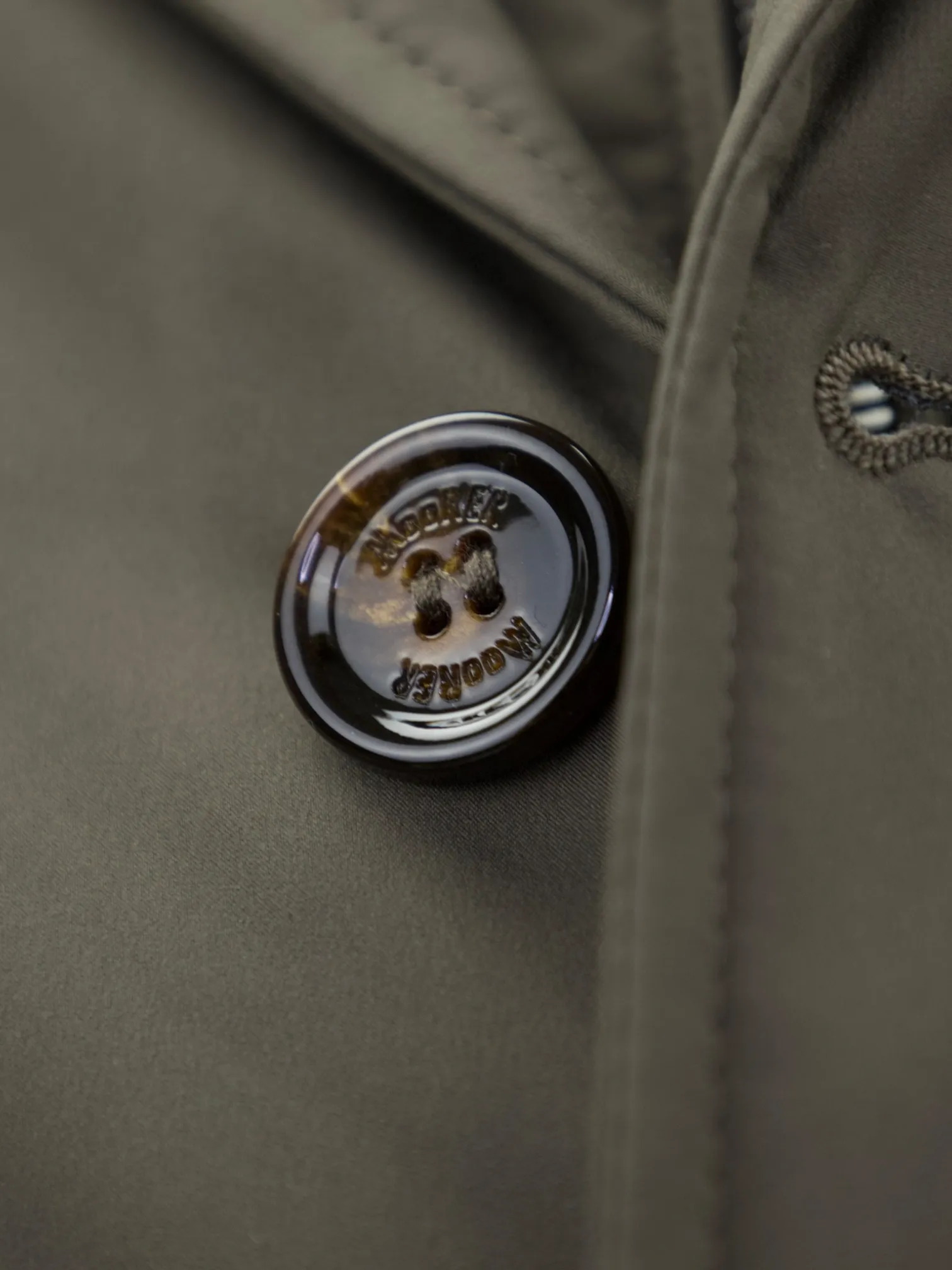 MooRER Olive Green Water-repellent Vespa Jacket