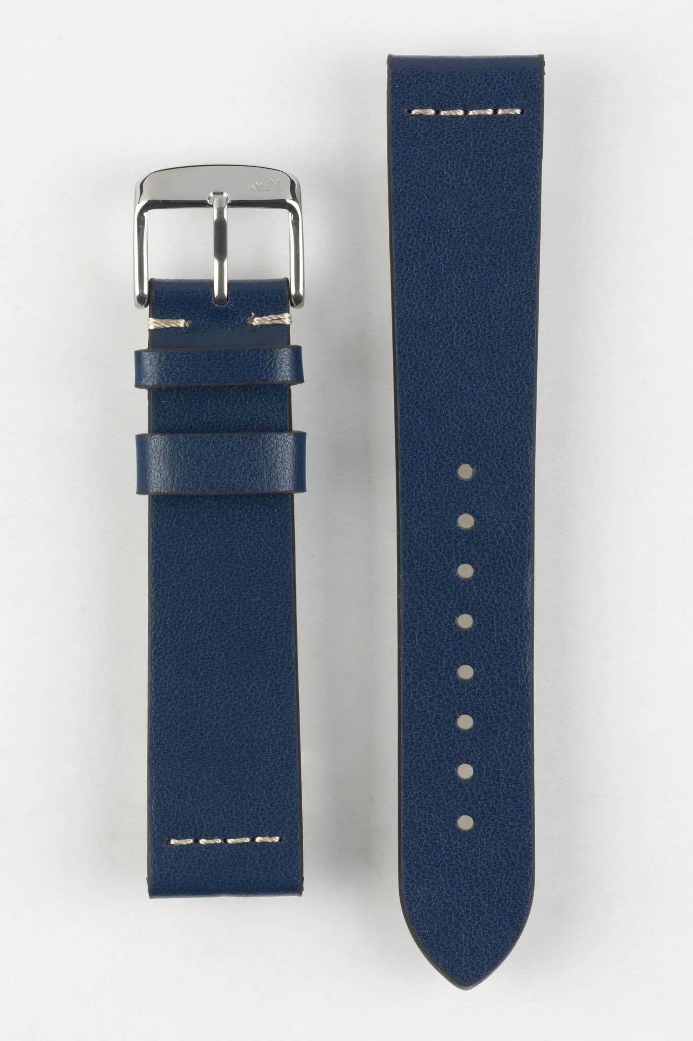 Morellato PAROS Recycled Leather-Fibre Watch Strap in BLUE