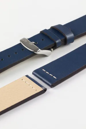 Morellato PAROS Recycled Leather-Fibre Watch Strap in BLUE