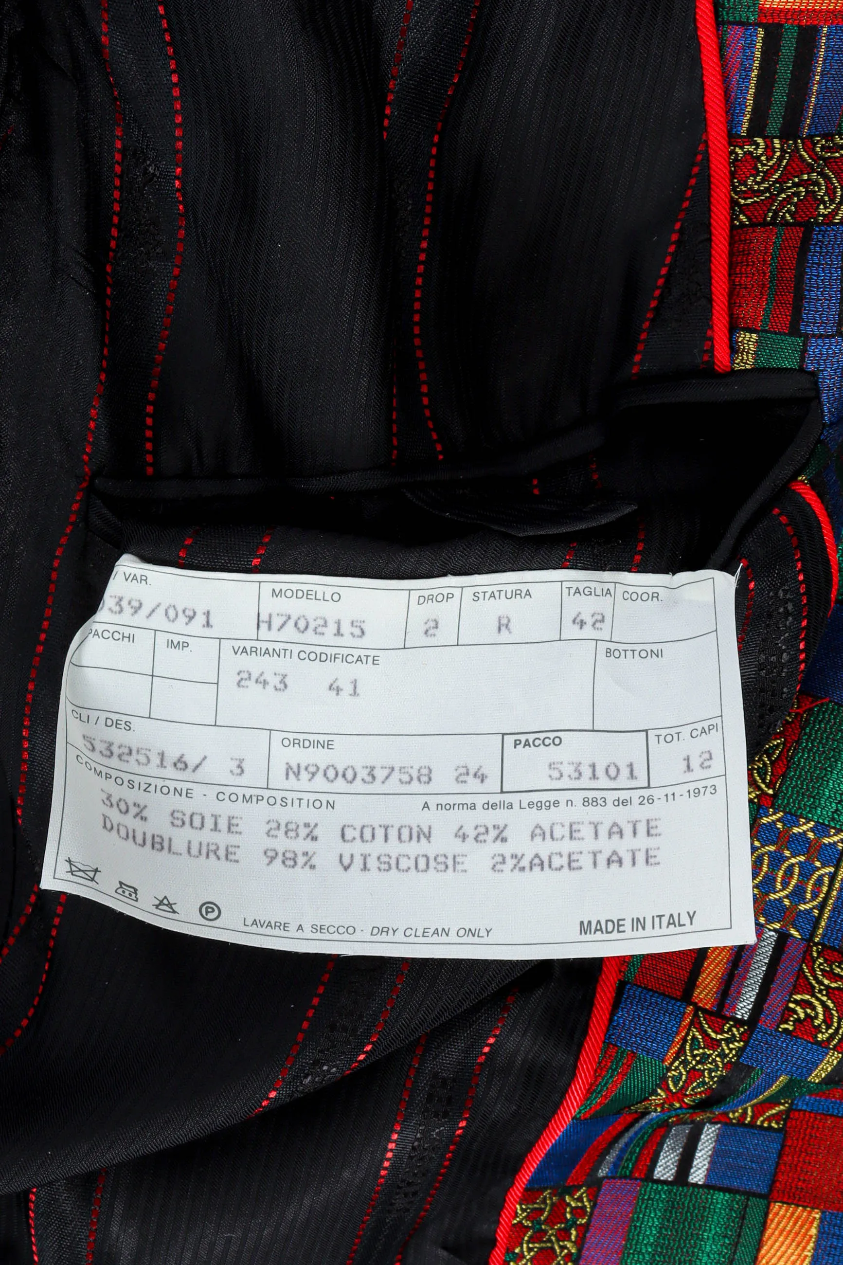 Mosaic Patchwork Silk Blazer