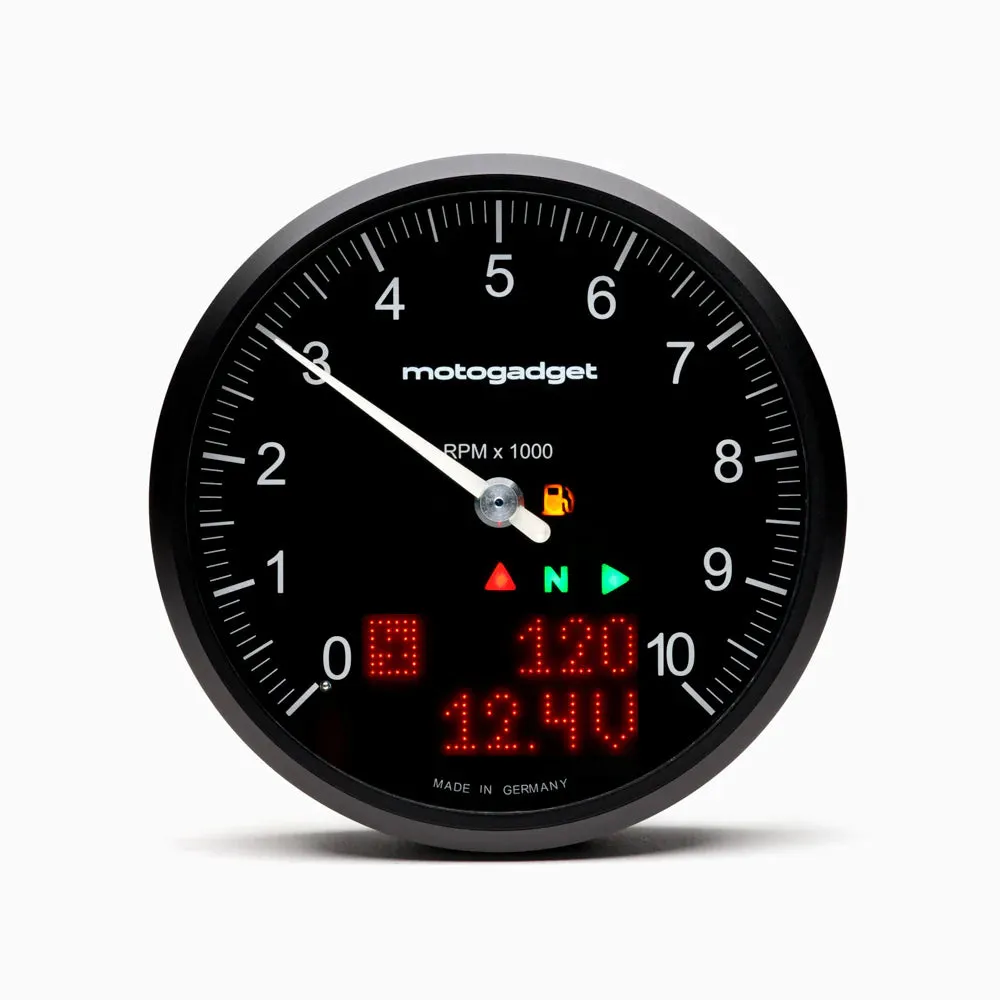Motogadget Chronoclassic 2 Tachometer 8k, 10k or 14k RPM