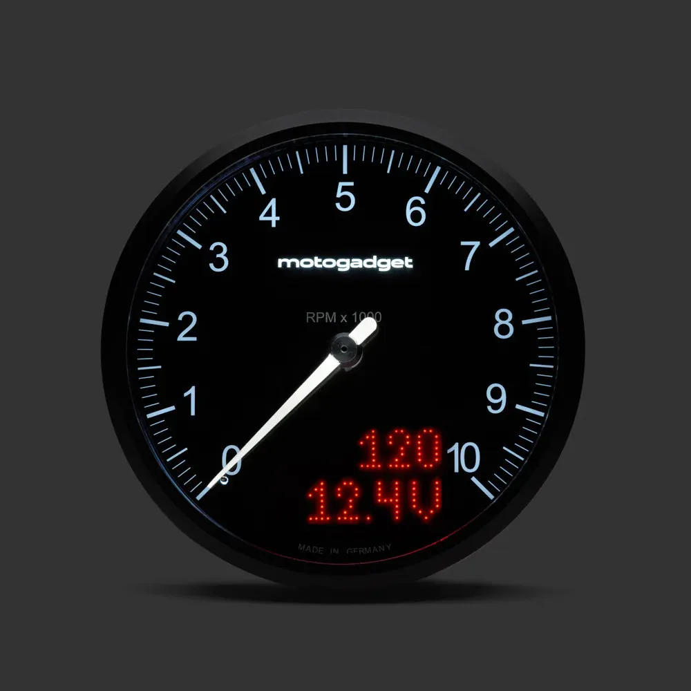 Motogadget Chronoclassic 2 Tachometer 8k, 10k or 14k RPM