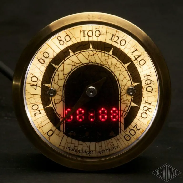 Motogadget Motoscope Tiny - Vintage Brass