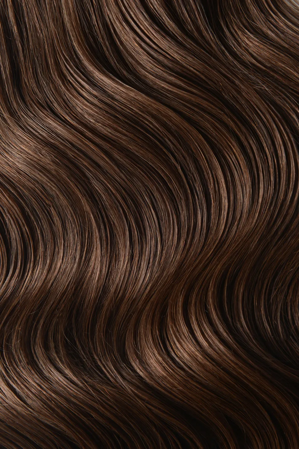 Mousey Brown (#6B) Nano Ring Hair Extensions