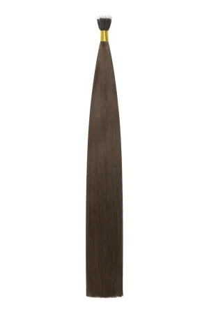 Mousey Brown (#6B) Nano Ring Hair Extensions