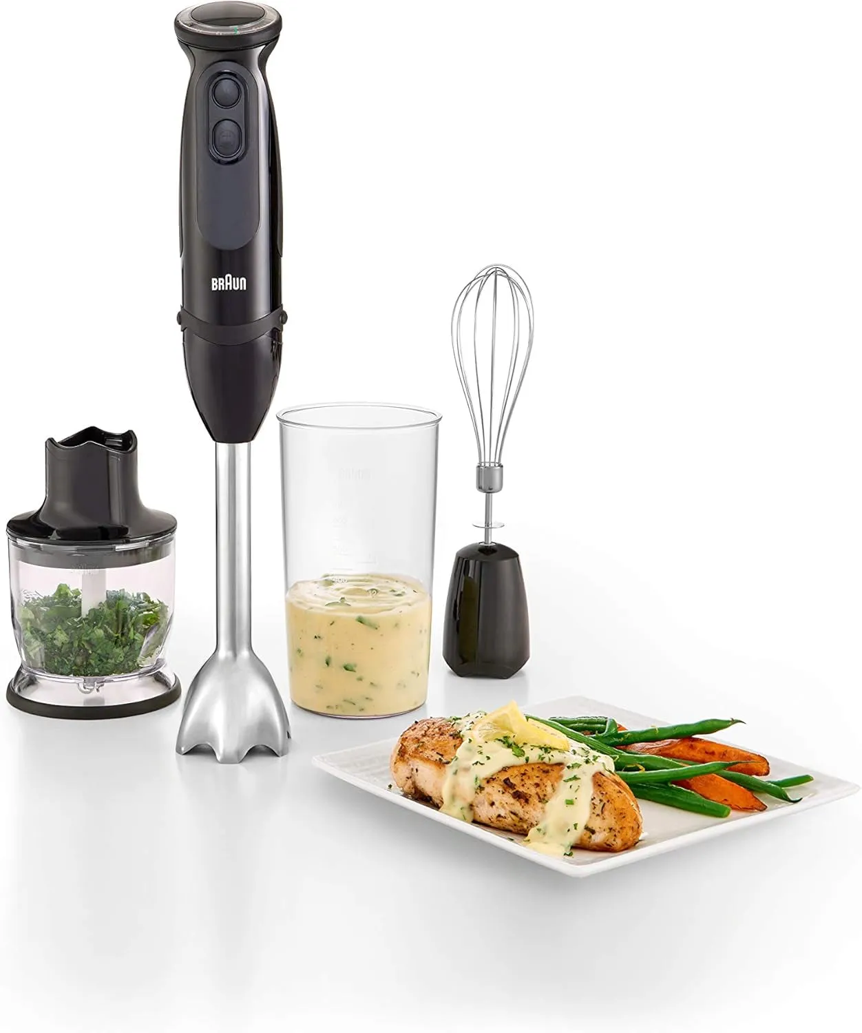 MQ5025 Hand Blender Multiquick Vario, MQ5025, Black