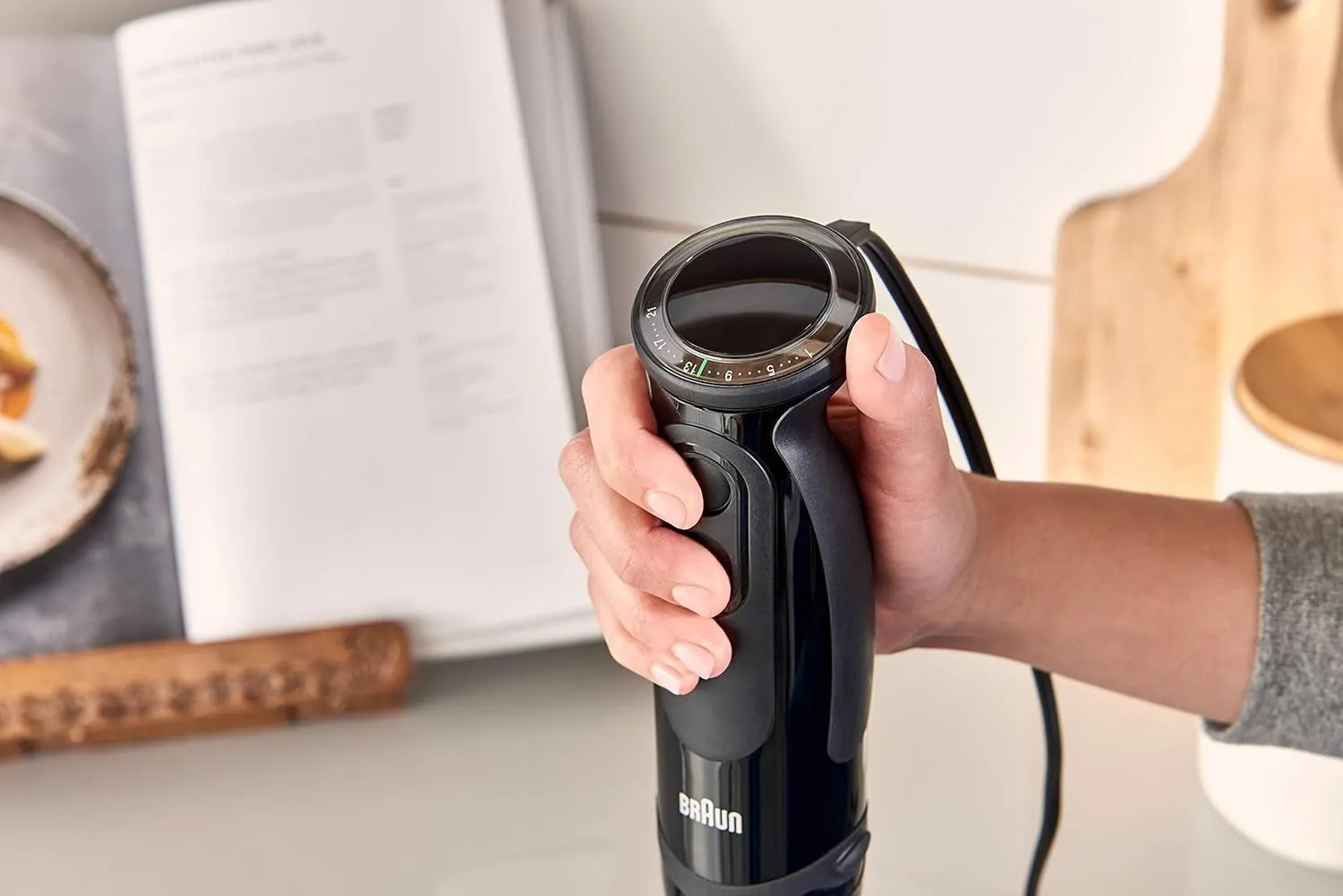 MQ5025 Hand Blender Multiquick Vario, MQ5025, Black