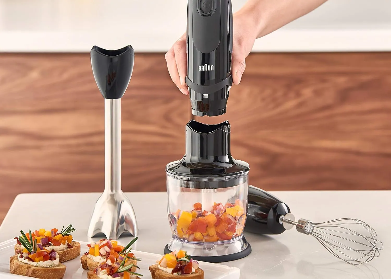 MQ5025 Hand Blender Multiquick Vario, MQ5025, Black