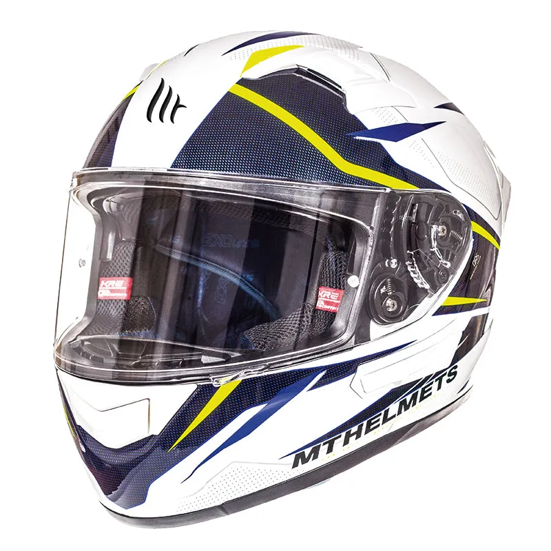 MT KRE SV INTREPID [WHITE/BLUE/FLURO YELLOW]
