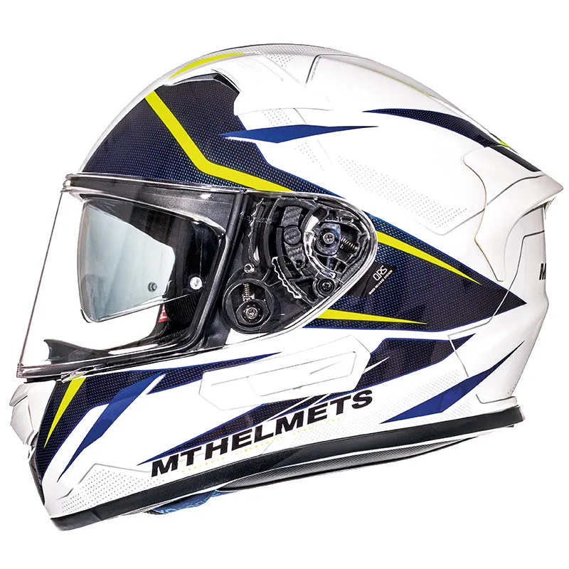 MT KRE SV INTREPID [WHITE/BLUE/FLURO YELLOW]
