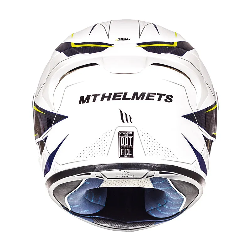 MT KRE SV INTREPID [WHITE/BLUE/FLURO YELLOW]