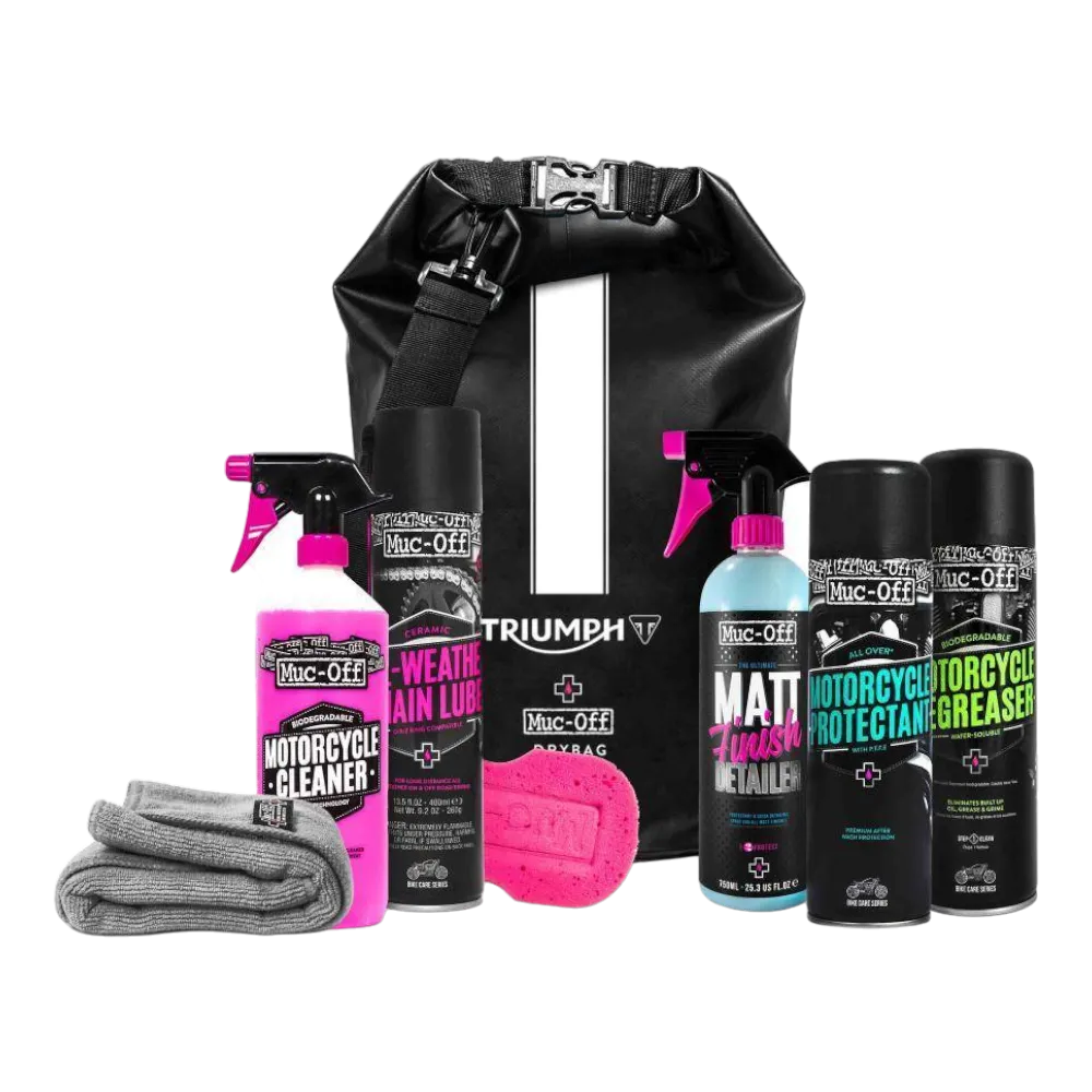 Muc-Off Triumph Motorcycle Cleaning Kit