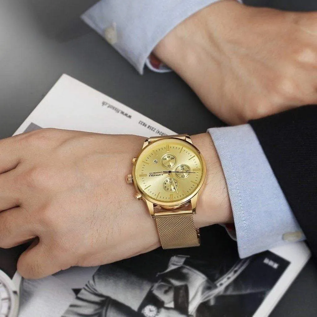 Multifunction Chronograph Men's Quartz Watch