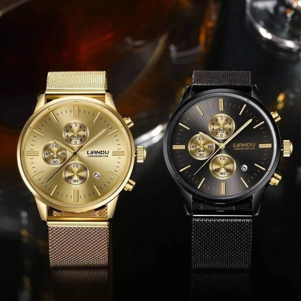 Multifunction Chronograph Men's Quartz Watch