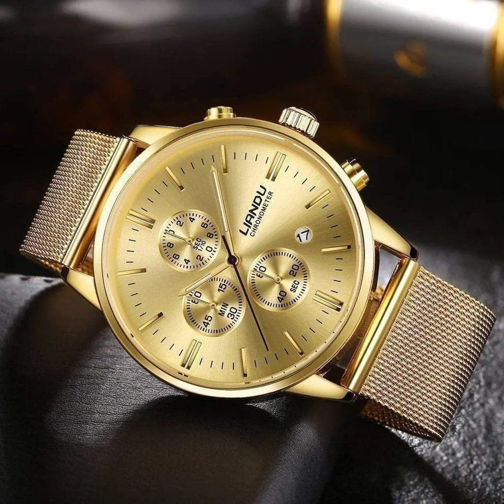 Multifunction Chronograph Men's Quartz Watch