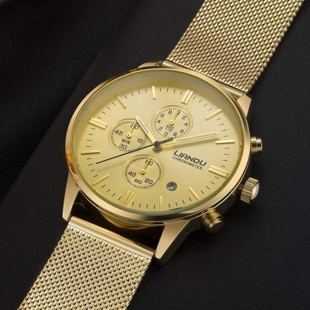 Multifunction Chronograph Men's Quartz Watch