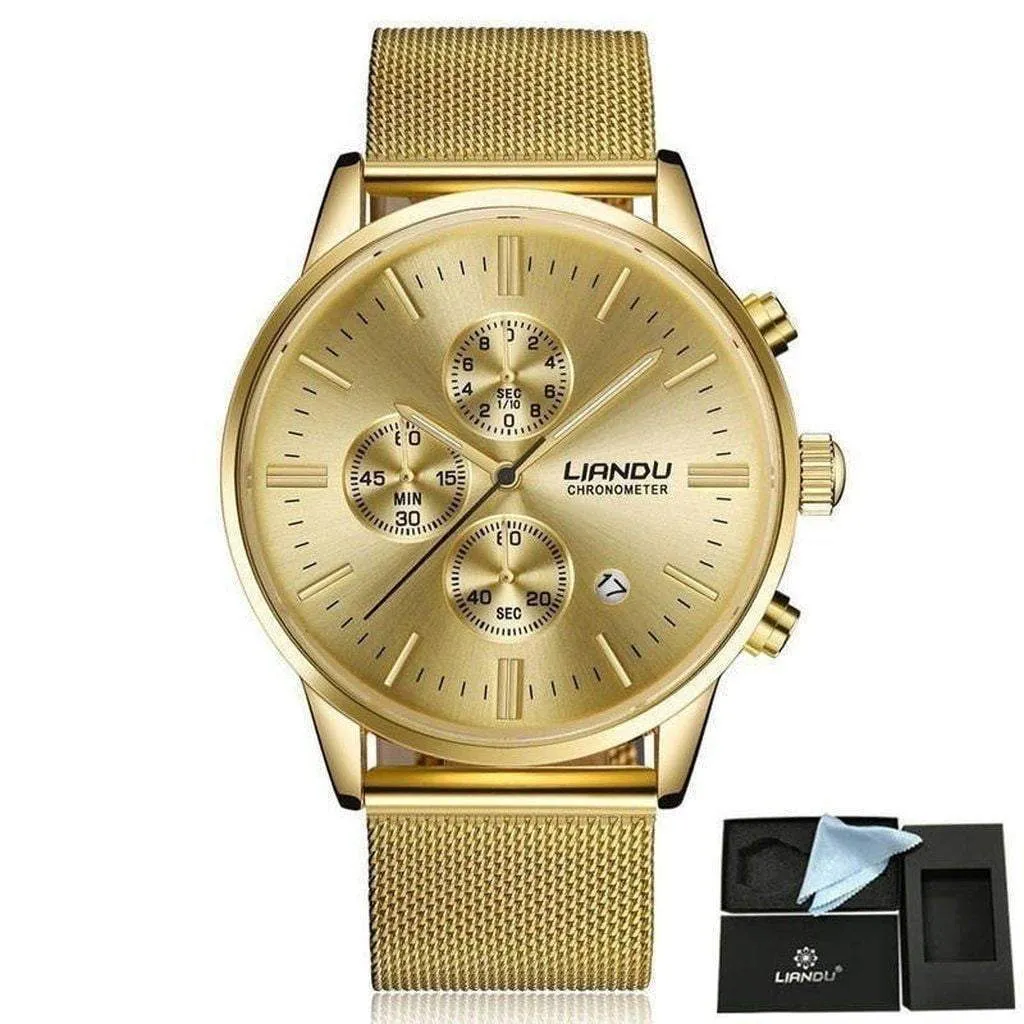 Multifunction Chronograph Men's Quartz Watch