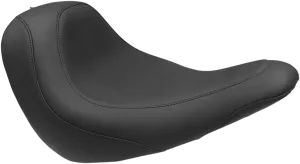 Mustang 75724 Wide Tripper Solo Seat - Smooth - Black