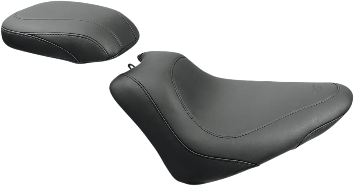 Mustang 83039 Wide Tripper Solo Seat - Vintage - Brown