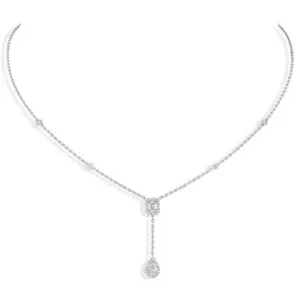 My Twin Tie 0,40Ct X2 Necklace - White Gold