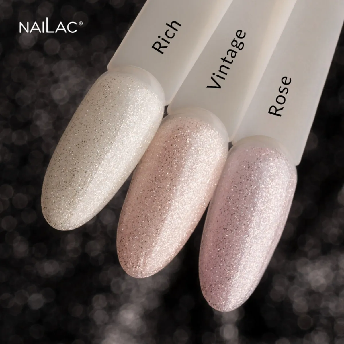 NaiLac Hybrid UV/LED Rubber Base Rose