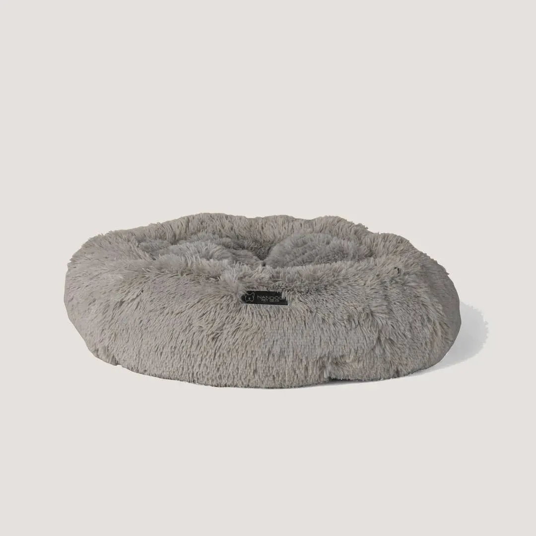 NANDOG FLORIDA - LIGHT GREY CALMING SHAGGY BED