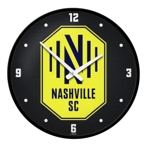 Nashville SC: Modern Disc Wall Clock