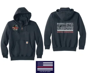 NCFR STATION 71 Carhartt Quarter Zip Hoodie