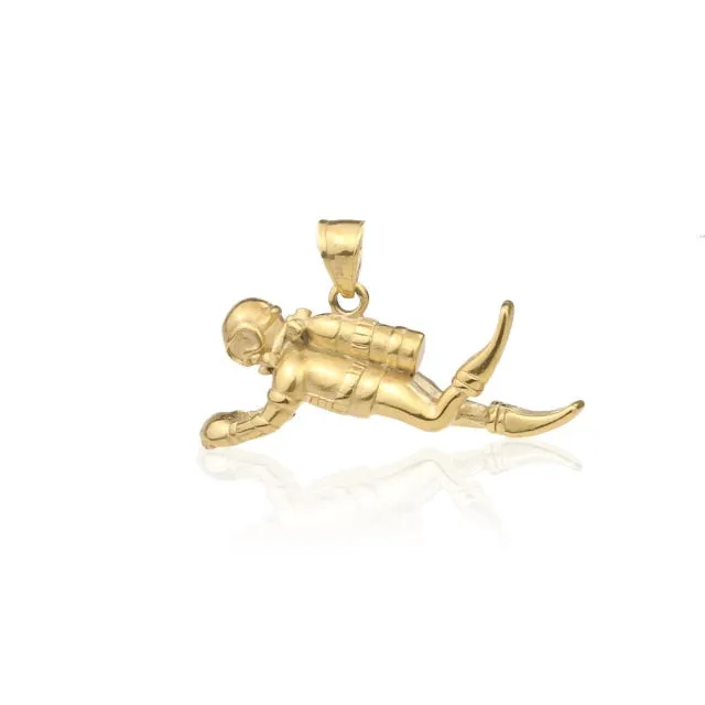 Necklace & Pendant: scuba diver