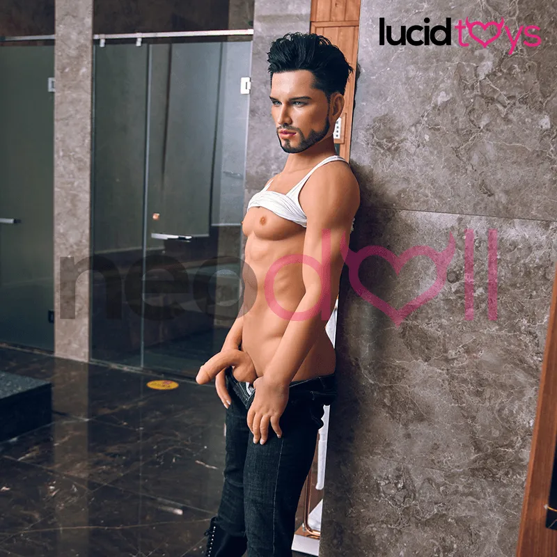 Neodoll Racy Kevin - Male Silicone TPE Hybrid Sex Doll  - 162cm - Tan - 24cm Penis