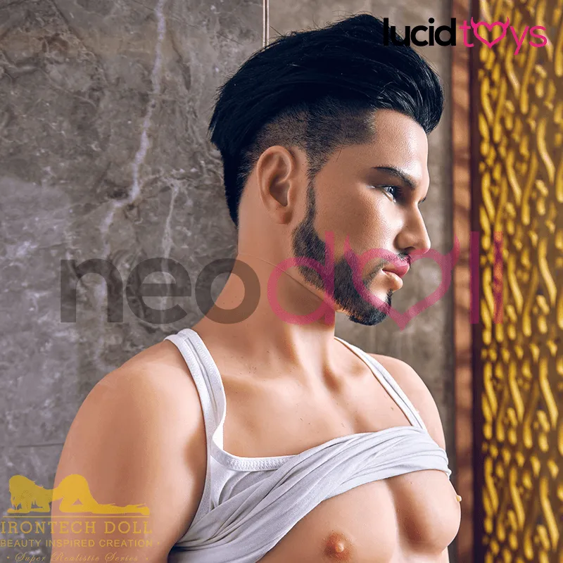 Neodoll Racy Kevin - Male Silicone TPE Hybrid Sex Doll  - 162cm - Tan - 24cm Penis