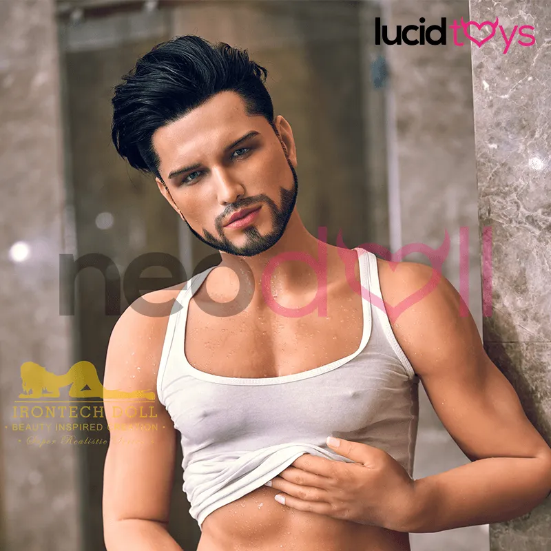 Neodoll Racy Kevin - Male Silicone TPE Hybrid Sex Doll  - 162cm - Tan - 24cm Penis
