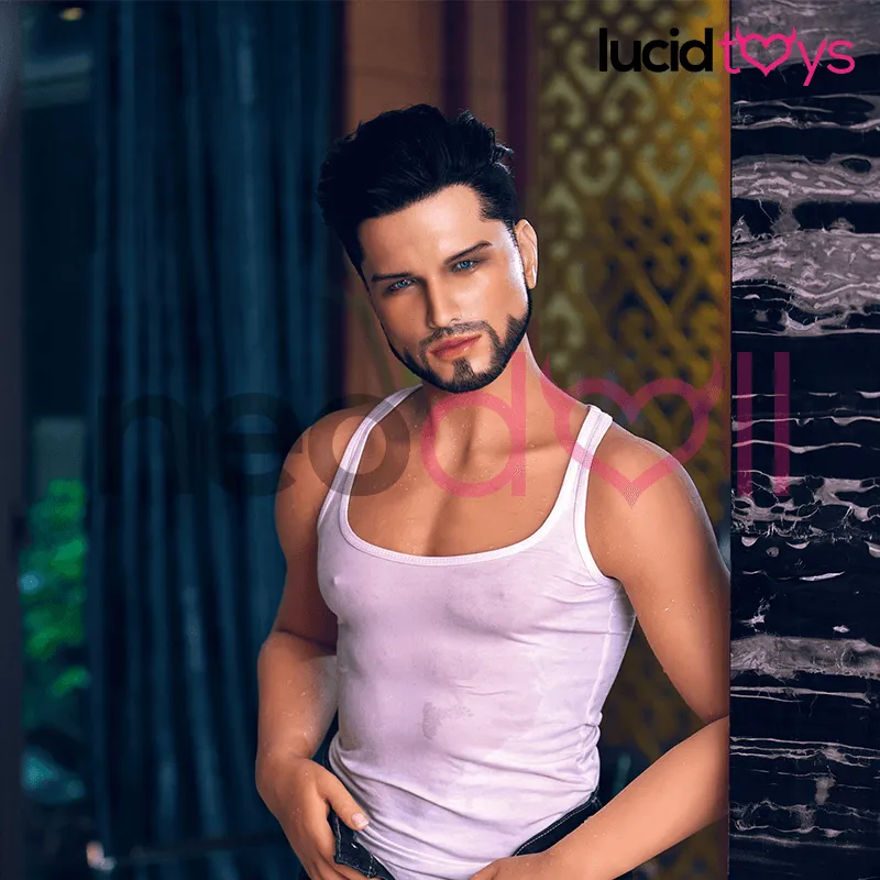 Neodoll Racy Kevin - Male Silicone TPE Hybrid Sex Doll  - 162cm - Tan - 24cm Penis