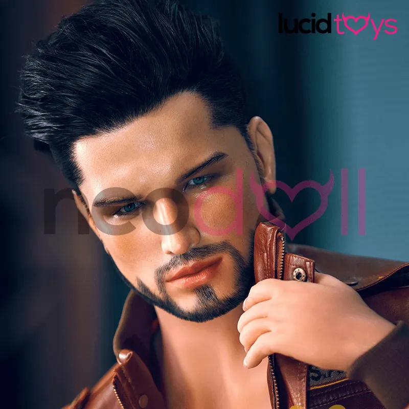 Neodoll Racy Kevin - Male Silicone TPE Hybrid Sex Doll  - 162cm - Tan - 24cm Penis