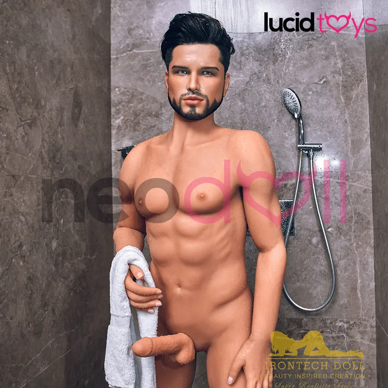 Neodoll Racy Kevin - Male Silicone TPE Hybrid Sex Doll  - 162cm - Tan - 24cm Penis