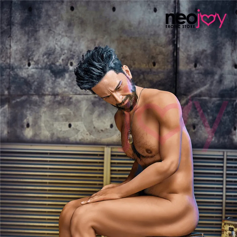 Neodoll Racy William - Male Silicone TPE Hybrid Sex Doll  - 175cm- Tan - 24cm Penis